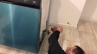 How to install a new Frigidaire dishwasher [upl. by Llewol]