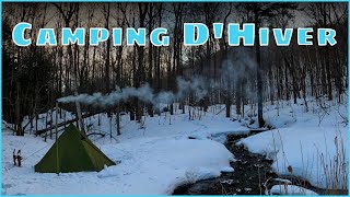 Camping dhiver sous tente chaude  Premières expériences [upl. by Anniken419]