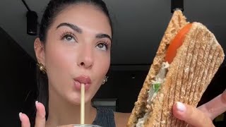 Elisa Maino mukbang mangiamo insieme video tiktok [upl. by Ahsirk578]