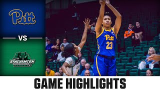 Pitt vs Binghamton Game Highlights  202425 ACC Womens Basketball [upl. by Tuck]