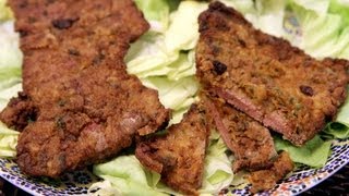 Beef Liver Mcharmel Moroccan Style Recipe  CookingWithAlia  Episode 206 [upl. by Ainehta]