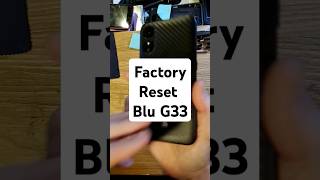 Factory Reset Hard Reset Blu G33 [upl. by Refiffej]