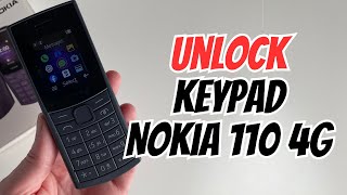 How To UnLock Keypad On Nokia 110 4G [upl. by Moncear]