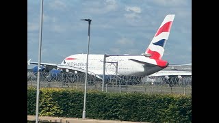 Heathrow Airport Plane Spotting [upl. by Jentoft]