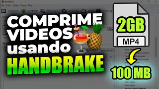 ☑️ Como COMPRIMIR Correctamente tus VIDEOS SIN PERDER CALIDAD  Cómo usar HandBrake  Guía 2024 [upl. by Ainala]