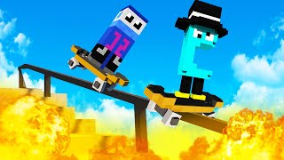 We Do Rad Skateboard Tricks Over Explosions in Teardown [upl. by Aljan836]