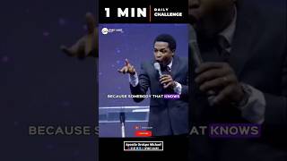 Apostle Orokpo Michael  1 Minute Daily Challenge [upl. by Desai]