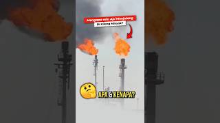 Rahasia Mengapa Gas Flare Penting di Industri Minyak dan Gas⁉️🤔 gas fire shortstrending [upl. by Codel554]