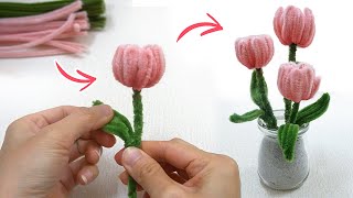 Easy Pipe Cleaner Elephant DIY Tutorial  Pipe Cleaner Crafts [upl. by Douville734]