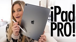 NEW 2018 iPad Pro Unboxing 129in Space Gray 1TB [upl. by Adnohsirk791]