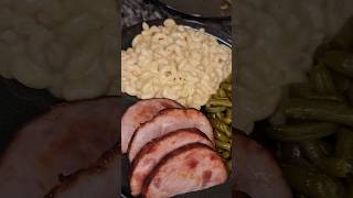 Baked Ham with Mac amp Cheese and Green Beans [upl. by Jacquie]