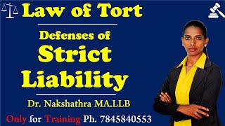 Strict liability  Law Of Tort  Tamil  ACNakshathra [upl. by Raquela]