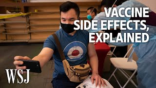 Vaccine Side Effects What to Expect After Your Covid19 Shot  WSJ [upl. by Eednim169]