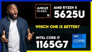 AMD Ryzen 5 5625U vs Intel Core i7 1165G7 Comparison [upl. by Kenwee]