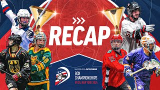 RECAP  2024 World Lacrosse Box Championships 🎬🤩 [upl. by Clari946]