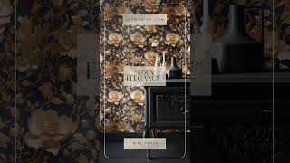 Gold Chinoiserie Wallpaper quotEden Elegancequot  Removable Peel amp Stick PrePasted and Traditional [upl. by Olsson]