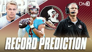 Florida State Seminoles 2024 Game By Game Record Prediction  Mike Norvell DJU PLAYOFF Bound [upl. by Thorvald]