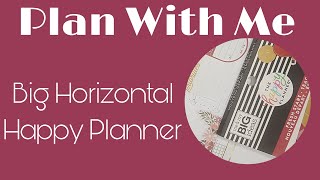 Plan With Me  Big Dashboard Happy Planner [upl. by Sharline]