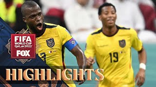 Qatar vs Ecuador Highlights  2022 FIFA World Cup [upl. by Bred]