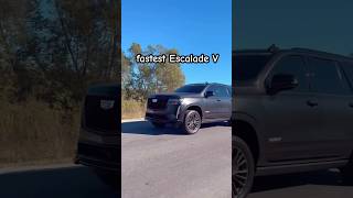 Fastest Escalade V 🔥🔊 escalade escaladev topspeed sportscar acceleration automobile [upl. by Lesde]