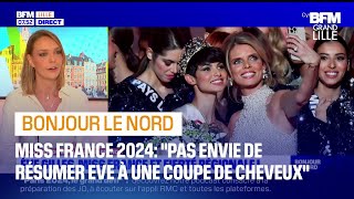 Miss France 2024 couronnement dEve Gilles la fierté régionale [upl. by Nerine]