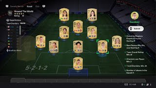 AROUND THE WORLD SBC SOLUTION FC 25 NO LOYALTY CHEAP [upl. by Bernadine826]