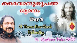 ദൈവാനുരൂപണ ധ്യാനം  Day 3 St Thomas More Church Palluruthi  Fr Raphson Peter OCD Avila sadan Iritty [upl. by Urbannai]