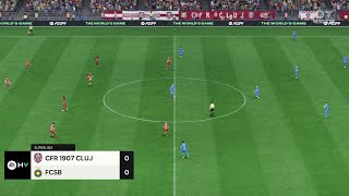 CFR Cluj vs FCSB 15092024 Superliga EA FC 24 [upl. by Sosna670]