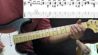 Stevie Ray Vaughan  Pride and Joy INTRO  Blues Guitar Lesson wTabs [upl. by Aylatan]