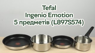 Розпаковка Tefal Ingenio Emotion 5 предметів L897S574 [upl. by Notlil5]