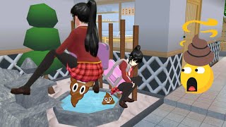 Kebelet Eek Rina Eek Di Kolam Depan Sushi Bar 😱😨 Sakura School Simulator [upl. by Snyder]