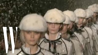 Burberry Prorsum Fall 2011  runway fashion show  W Magazine [upl. by Malvia]