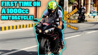 FIRST TIME RIDING A 1000CC MOTORCYCLE  YAMAHA R1  MOTOVLOG  VLOG  NEPAL [upl. by Akkeber211]