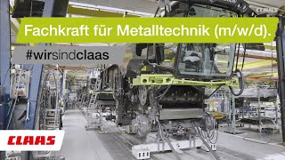 Ausbildung Fachkraft für Metalltechnik mwd bei CLAAS [upl. by Aufa]