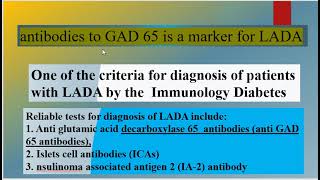 Anti Glutamic Acid Decarboxylase 65 antibodies anti GAD 65 GABA [upl. by Ymaral]