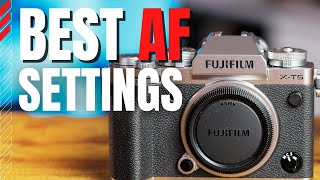 Fujifilm XT5 BEST Autofocus Settings XT5 XH2 XH2s [upl. by Adnileb952]