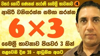 පියවර 3 කින් ඉතා තදින් මෛත්‍රී භාවනාව කිරිම සහ පින් දීම [upl. by Charis]