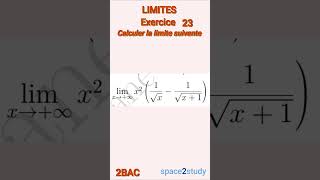 Exercice 23 Limites 2BAC Maths [upl. by Hbahsur]