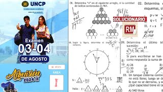 SOLUCIONARIOÁREA IEXAMEN DE ADMISION UNCP 2024II 030824 [upl. by Hammel709]