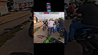 Bike rider 🤯 the uk 07 rider  kawasaki ninja h2r  Zx10r  js flims wheelie rider shorts [upl. by Noffihc]