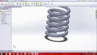 Tutorial Resorte Solidworks [upl. by Chrysa246]