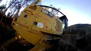 Inside of a Cat skidder [upl. by Raddi940]