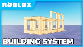 How To Make A Building System In Roblox Studio Quick amp Easy [upl. by Whittemore]