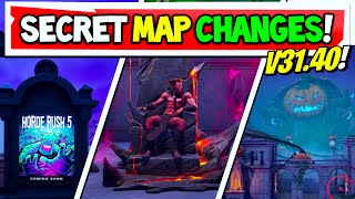 Fortnitemares ALL Map Changes amp Secrets [upl. by Lainahtan]