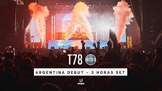 T78 3 HOUR SET at UTOPIC Argentina  Groove 171123  TECHNO [upl. by Acisseg]