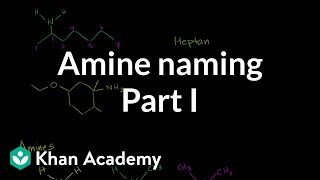 Amine naming introduction  Amines  Organic chemistry  Khan Academy [upl. by Ellerd]