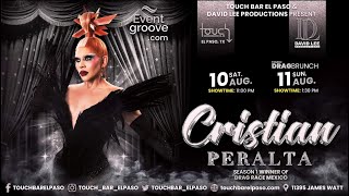 Cristian Peralta Tranformista in El Paso Tx at Touch Bar Aug 10 2024 [upl. by Anileve]