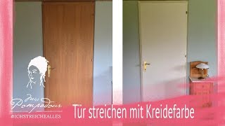 Tür streichen mit Kreidefarbe  MissPompadour Tutorial [upl. by Opalina]