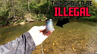 Trout Fishing with Hatchery Dust  Should be ILLEGAL to USE [upl. by Chloris390]