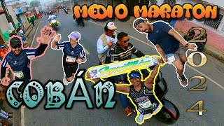 Medio Maraton Internacional de Cobán 2024 [upl. by Adnolohs]